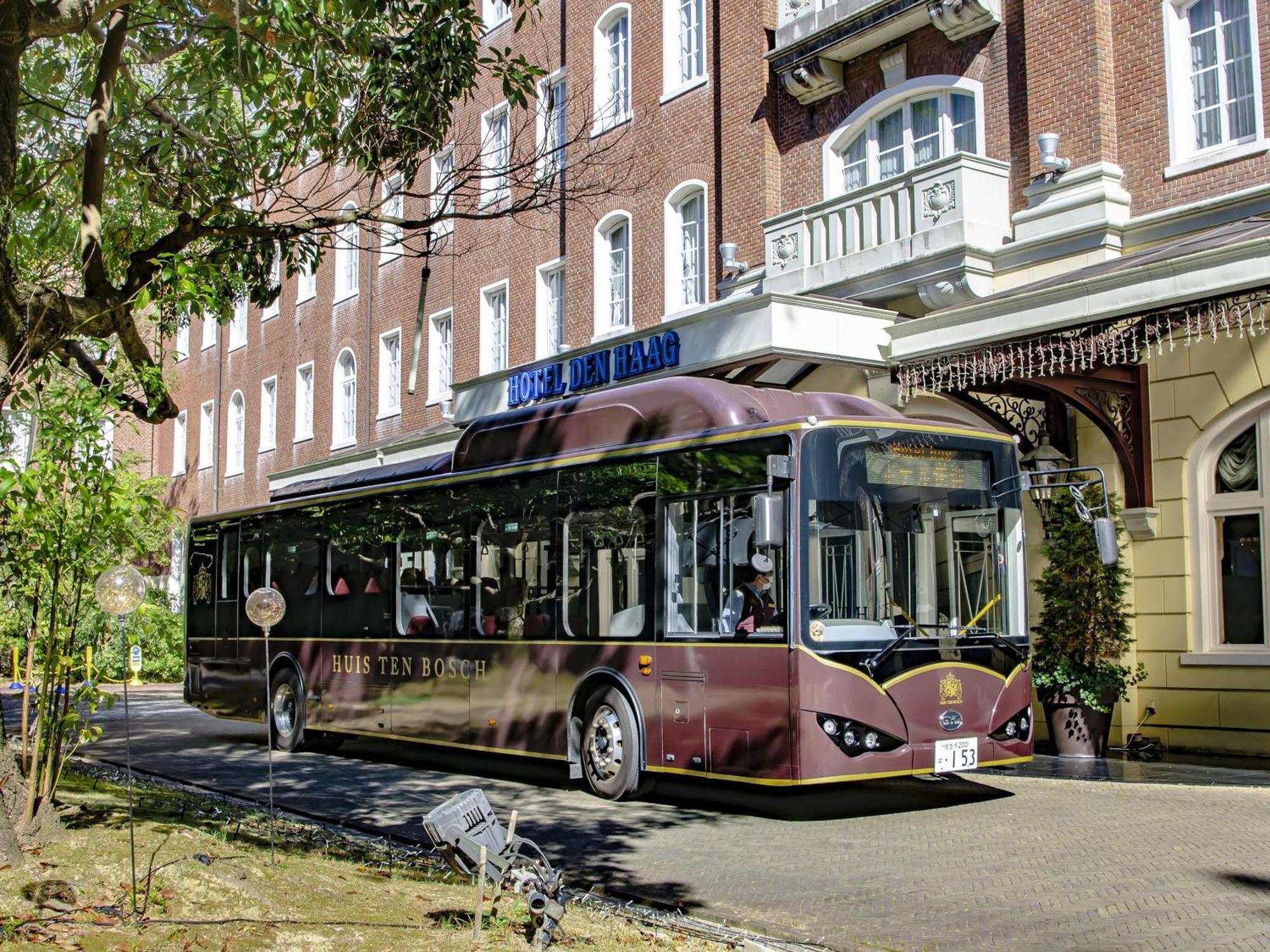 Hotel Den Haag Huis Ten Bosch Sasebo Extérieur photo The first electric bus in the world, the BYD e6, in service in Shenzhen, China